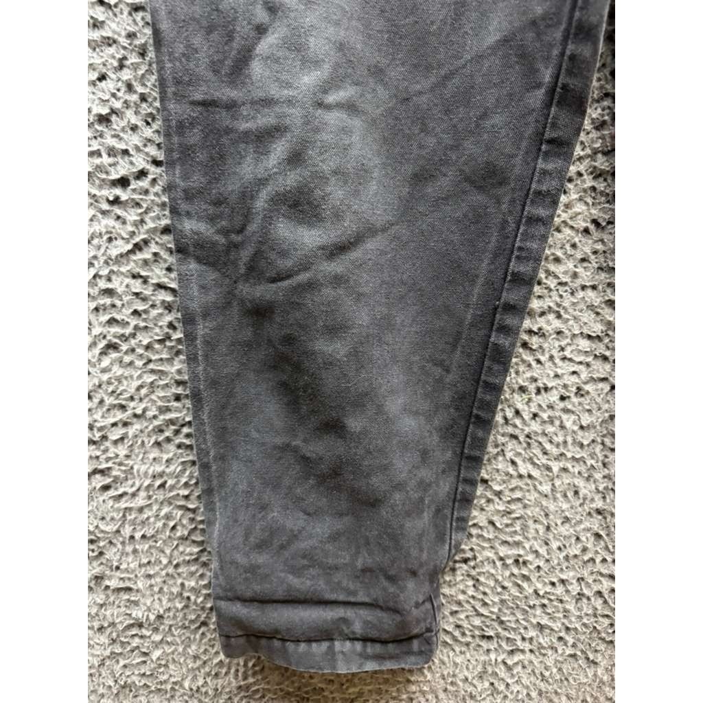 Ilana Kohn Huxie High Rise Canvas Tapered Pants Charcoal Grey Womens Size 2 — image 5 of 8